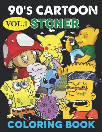 45 90'S Cartoons Stoner Coloring Book 15