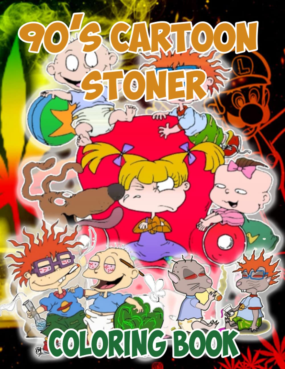 45 90'S Cartoons Stoner Coloring Book 19