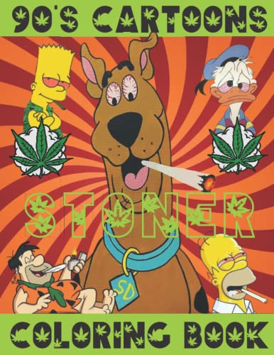 45 90'S Cartoons Stoner Coloring Book 3