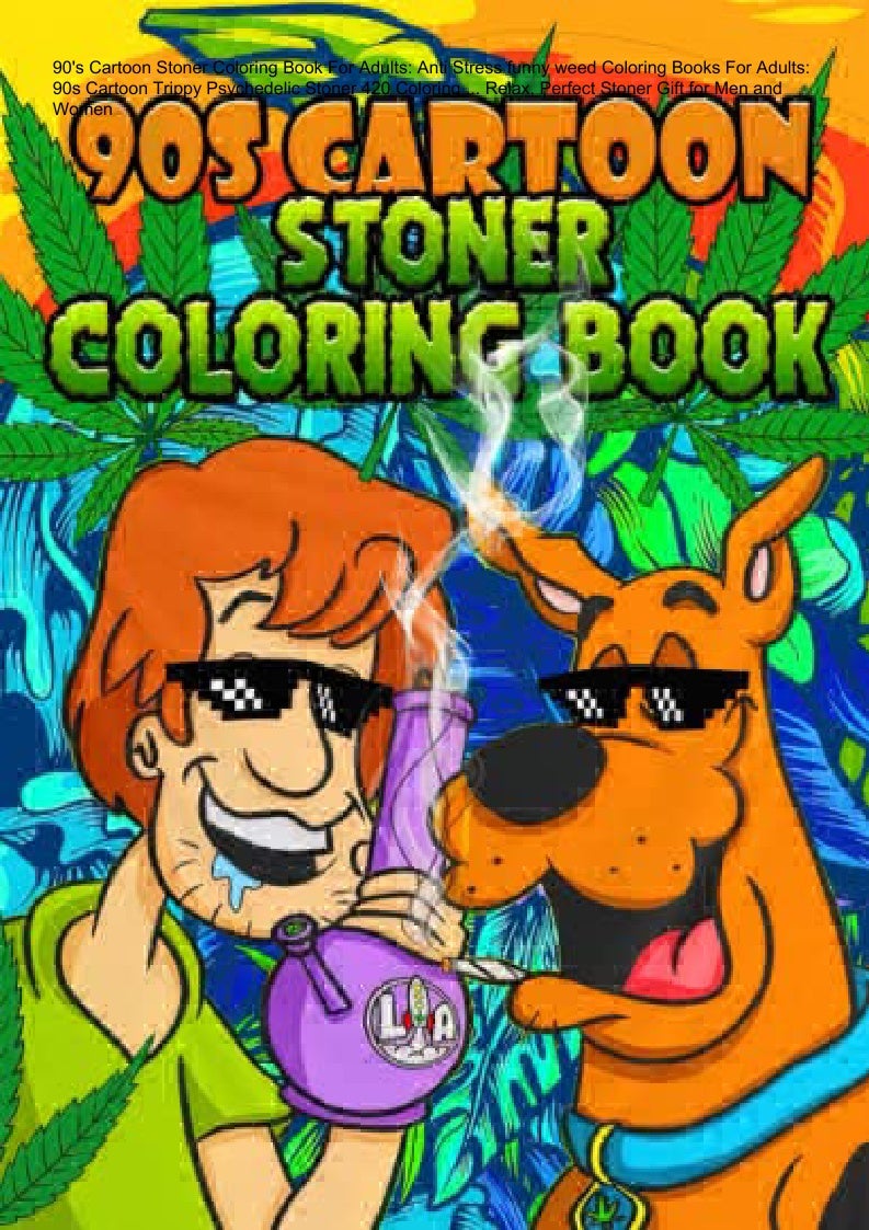 45 90'S Cartoons Stoner Coloring Book 30