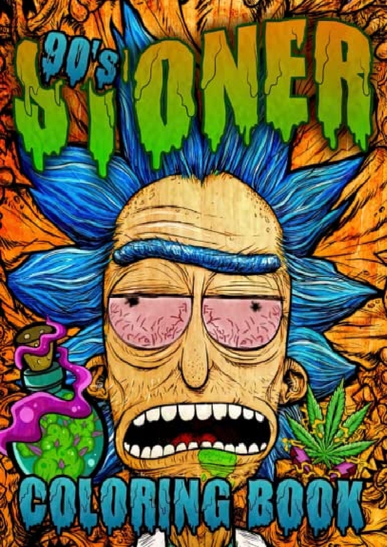 45 90'S Cartoons Stoner Coloring Book 31