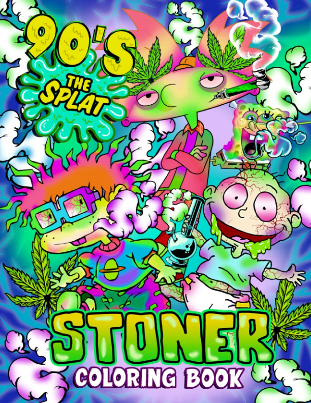 45 90'S Cartoons Stoner Coloring Book 33