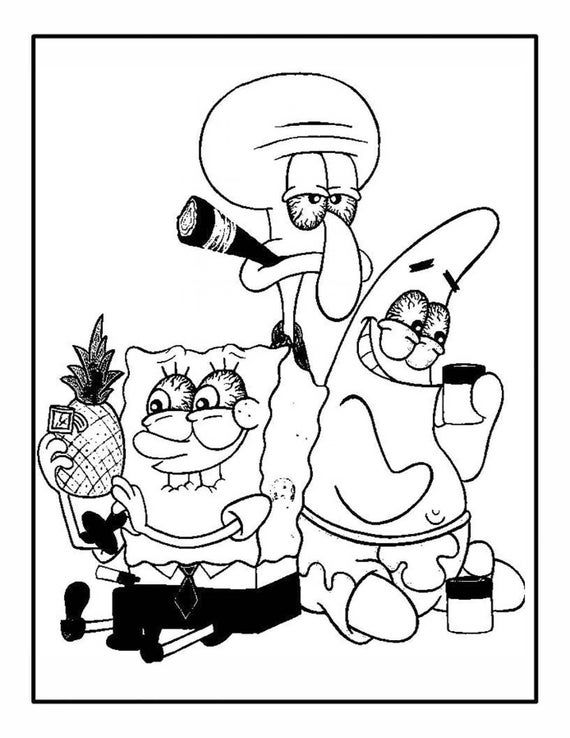 45 90'S Cartoons Stoner Coloring Book 34