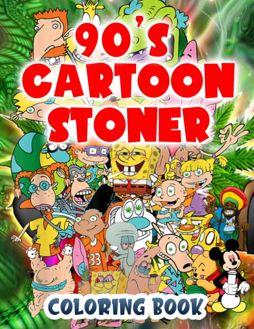 45 90'S Cartoons Stoner Coloring Book 37