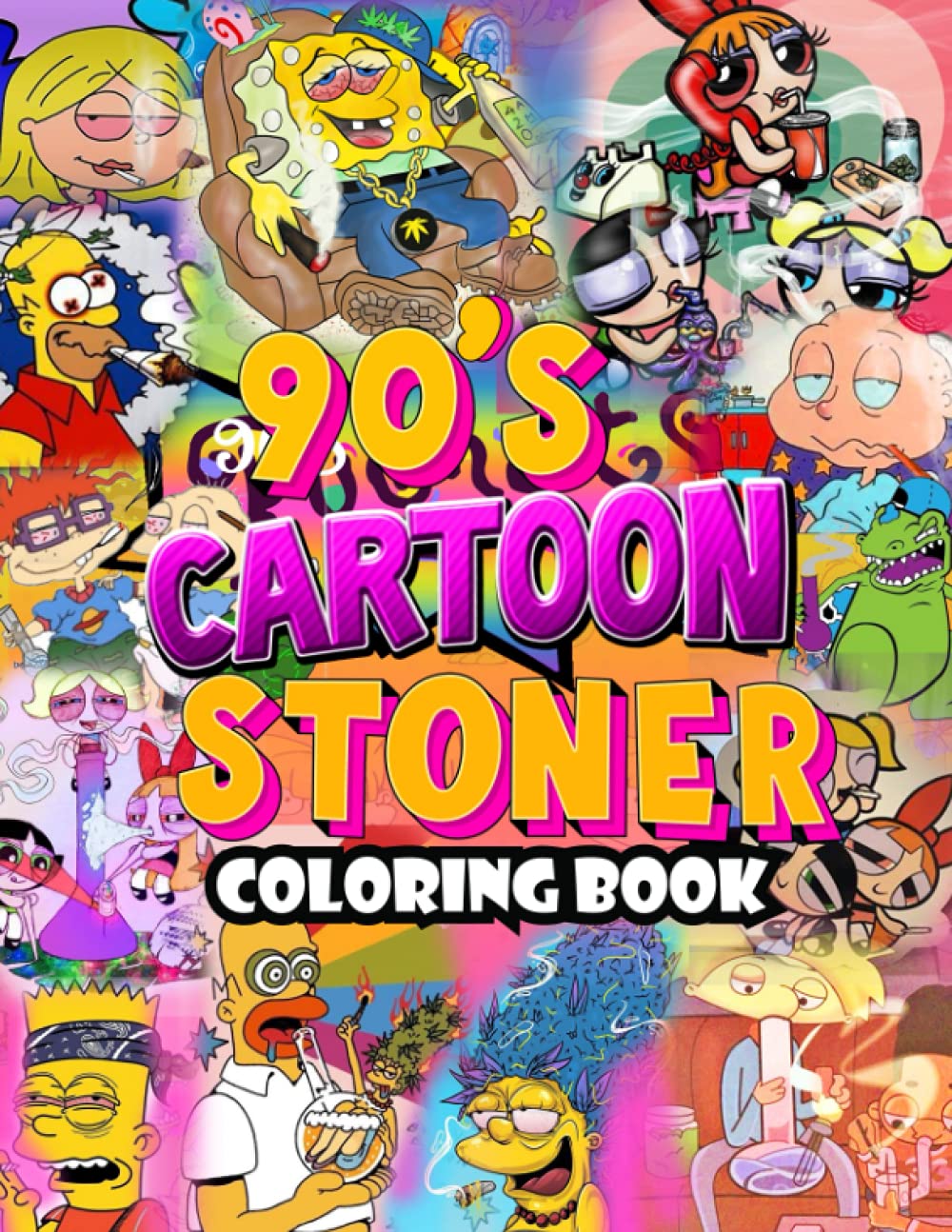 45 90'S Cartoons Stoner Coloring Book 38