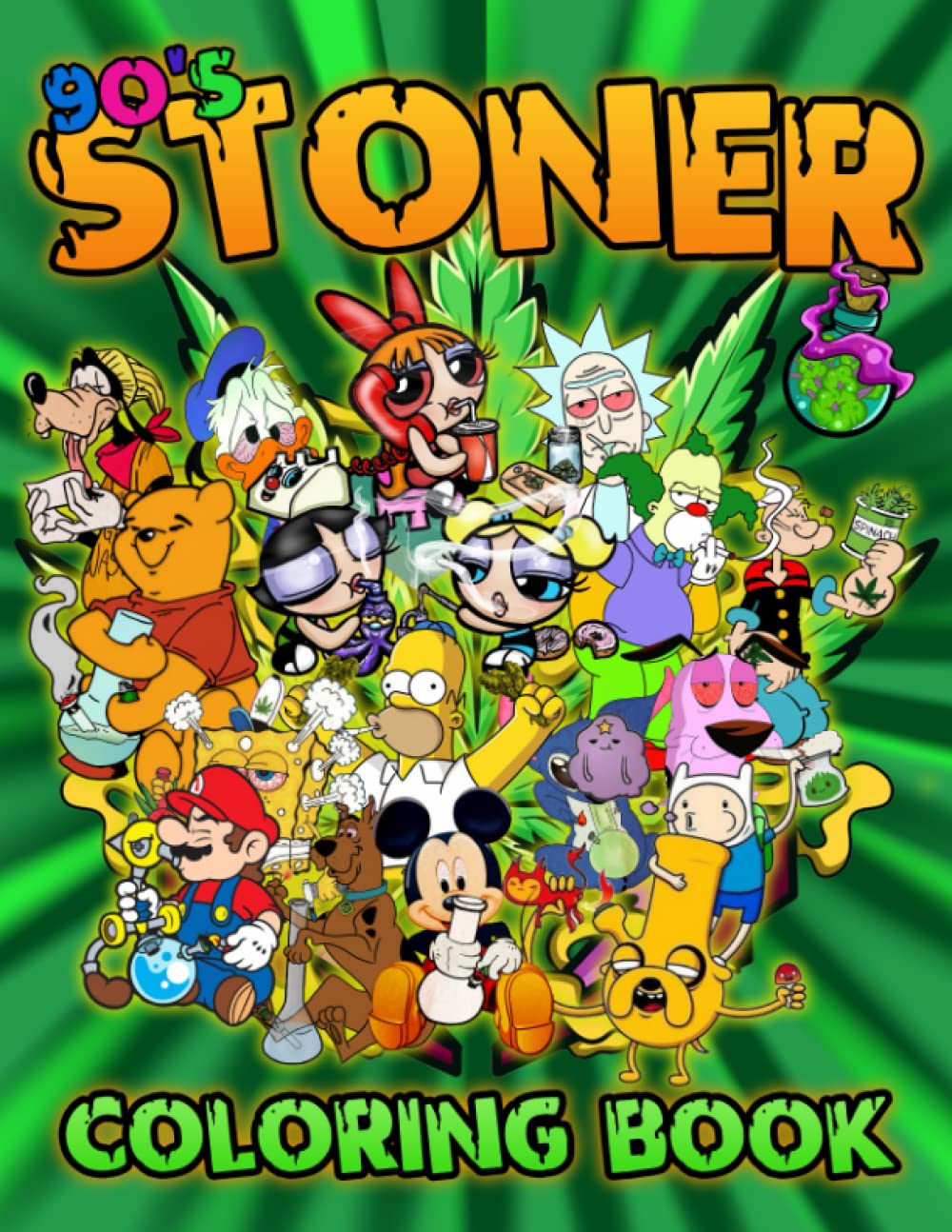 45 90'S Cartoons Stoner Coloring Book 53