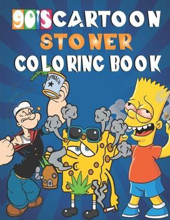 45 90'S Cartoons Stoner Coloring Book 62