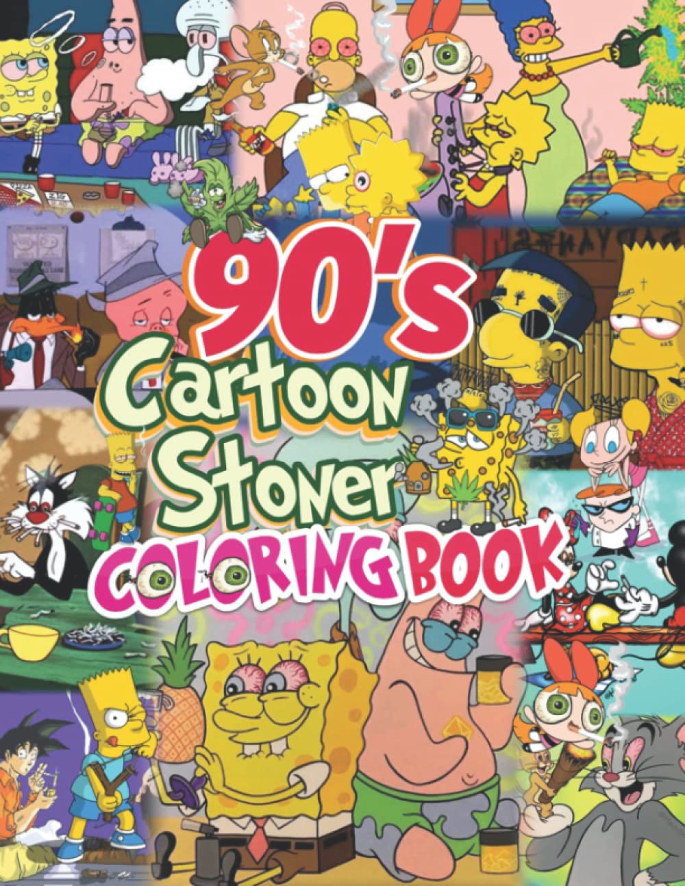 45 90'S Cartoons Stoner Coloring Book 63