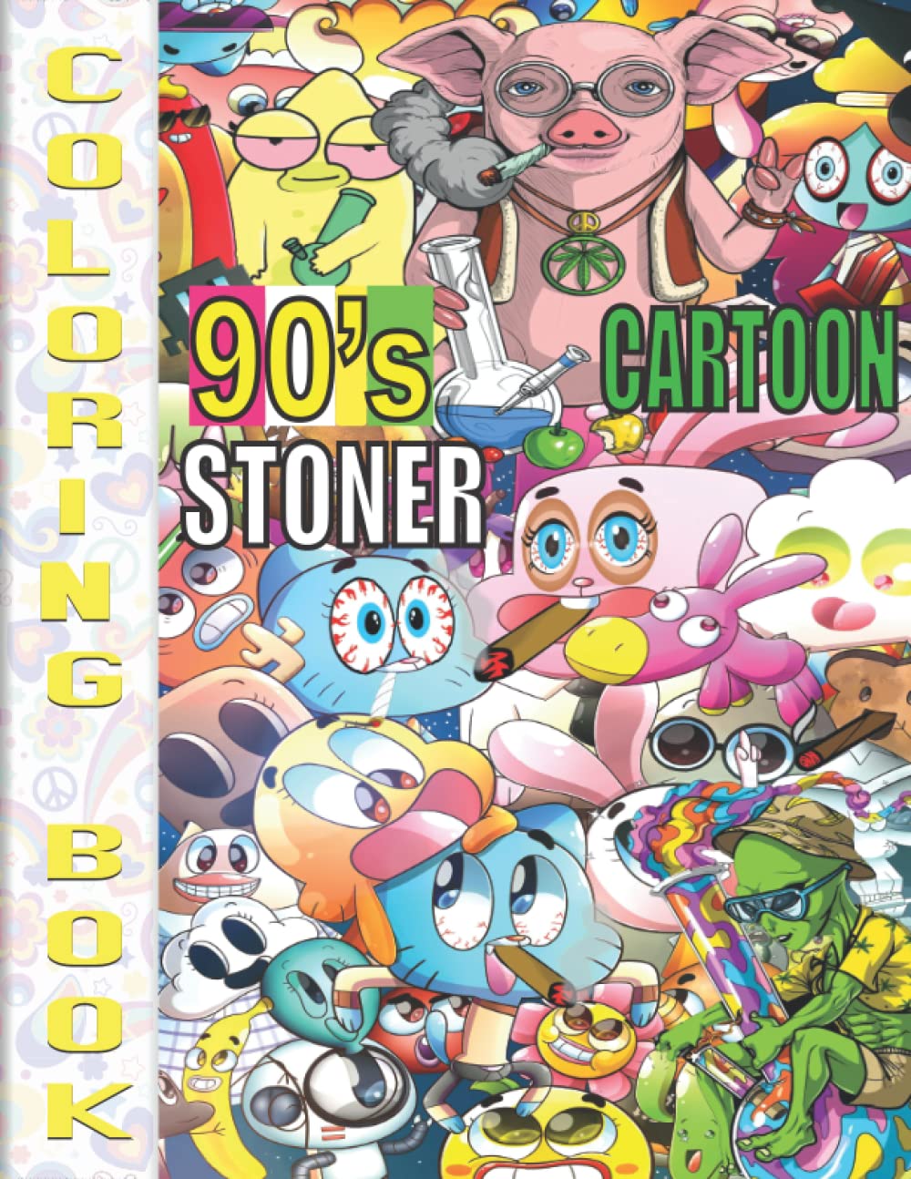 45 90'S Cartoons Stoner Coloring Book 78