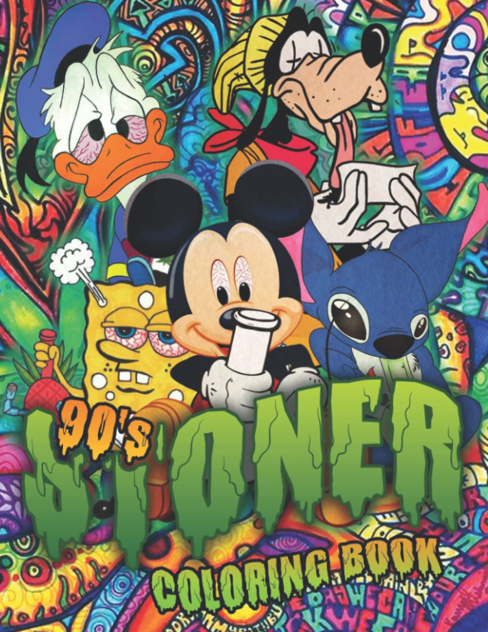 45 90'S Cartoons Stoner Coloring Book 79