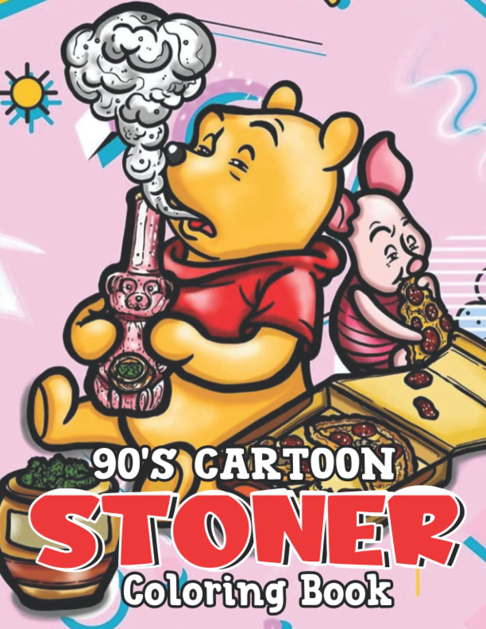 45 90'S Cartoons Stoner Coloring Book 80