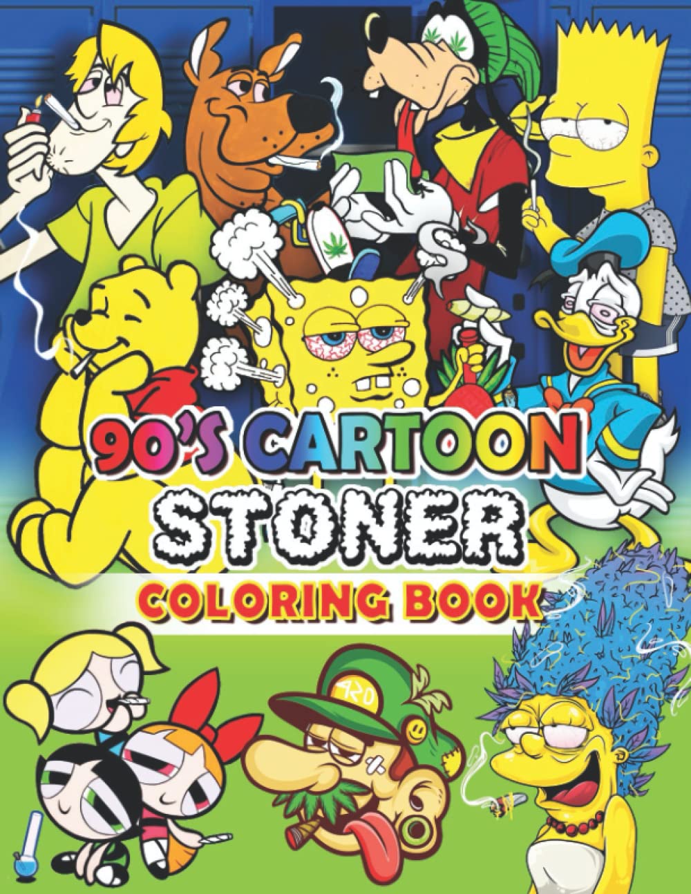 45 90'S Cartoons Stoner Coloring Book 87