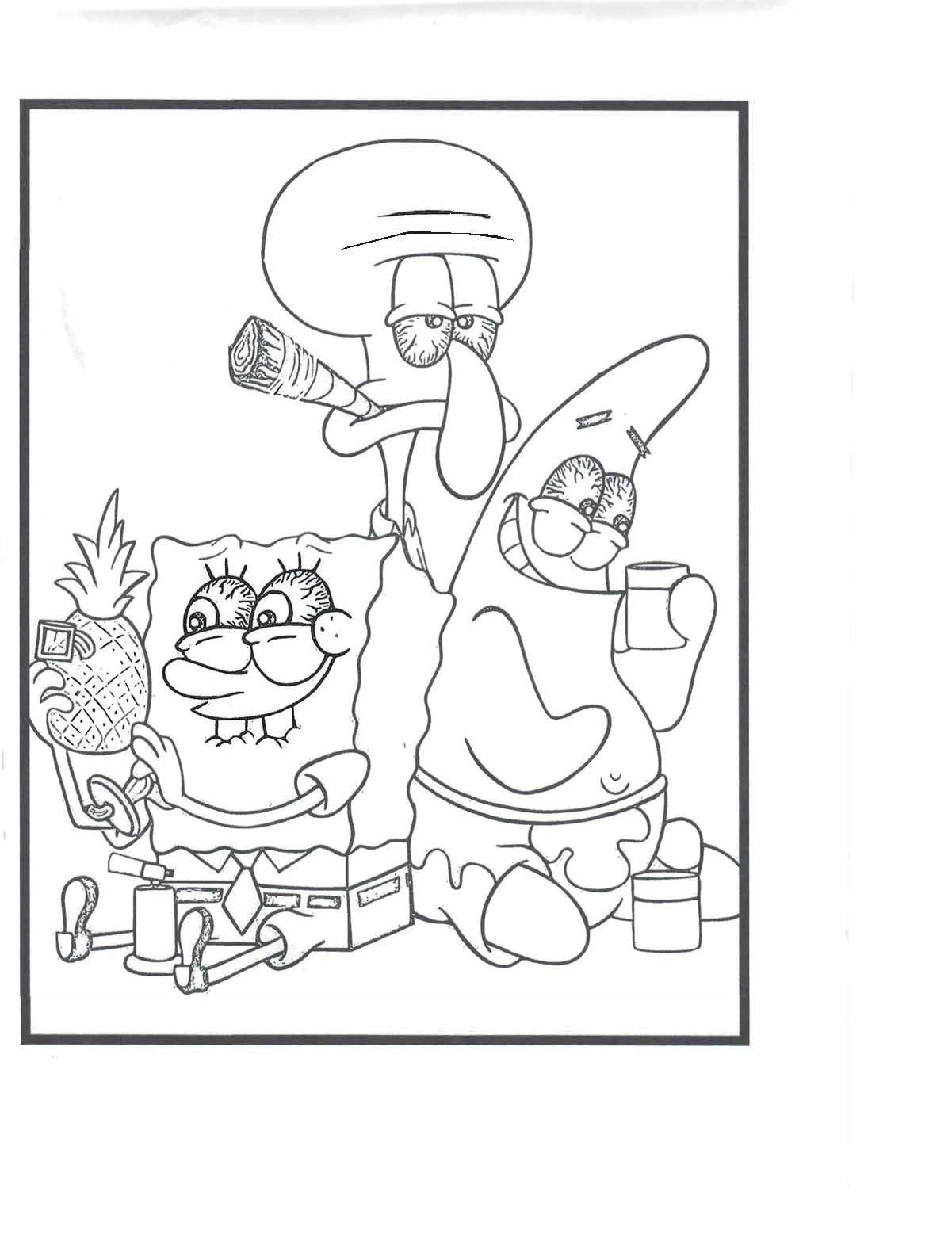 45 90'S Cartoons Stoner Coloring Book 95