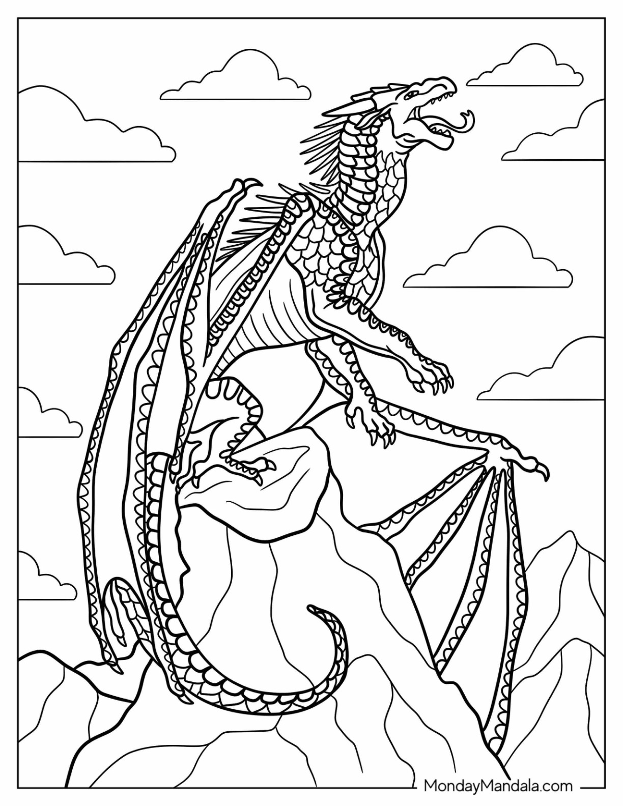 75 Wings Of Fire Coloring Book 48