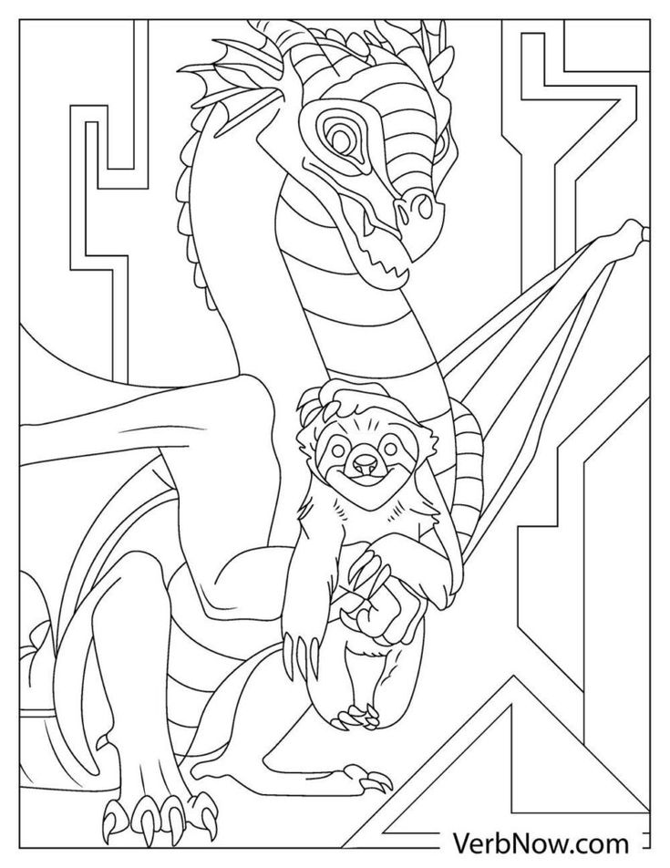 75 Wings Of Fire Coloring Book 59