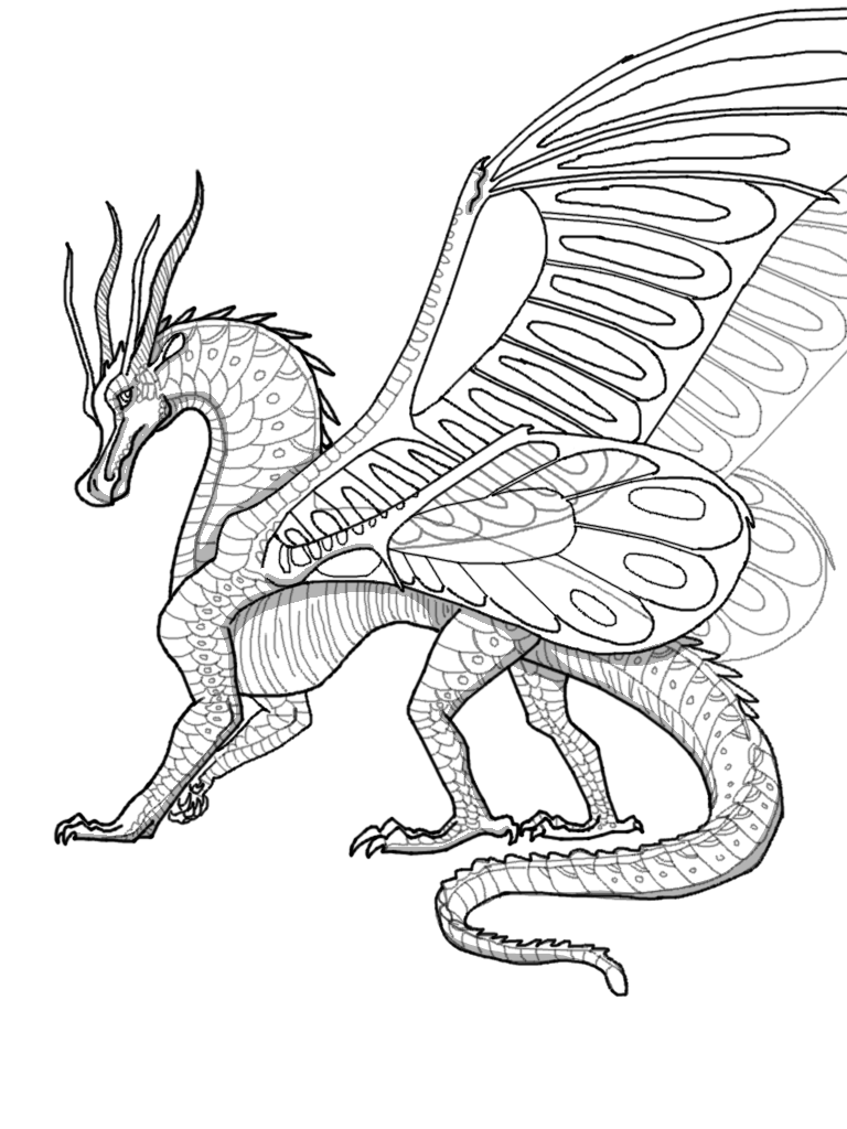 75 Wings Of Fire Coloring Book 77