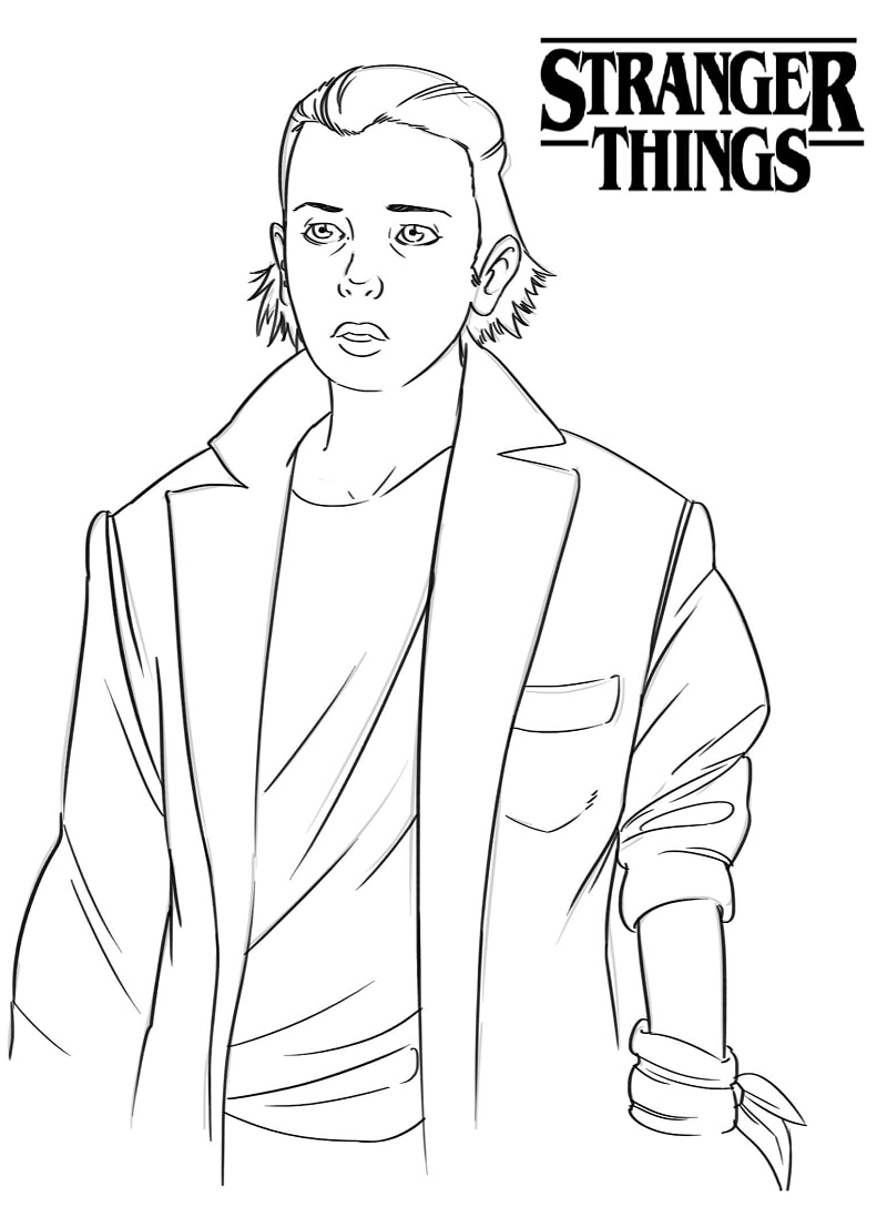 Stranger Things Coloring Book 16