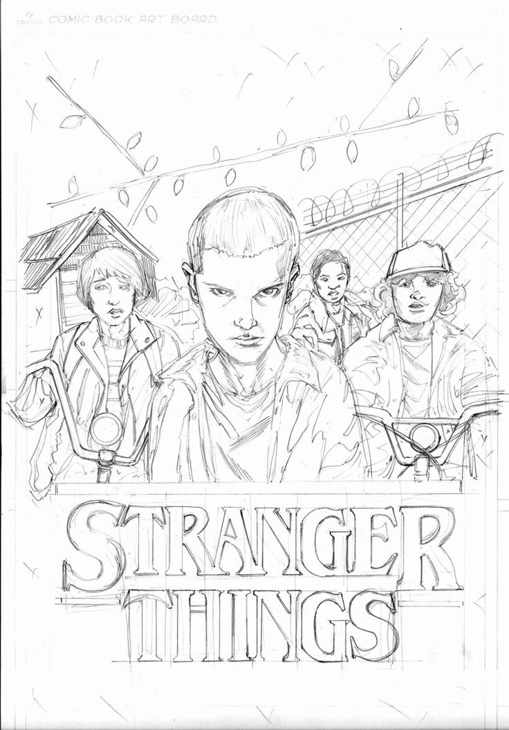 Stranger Things Coloring Book 17