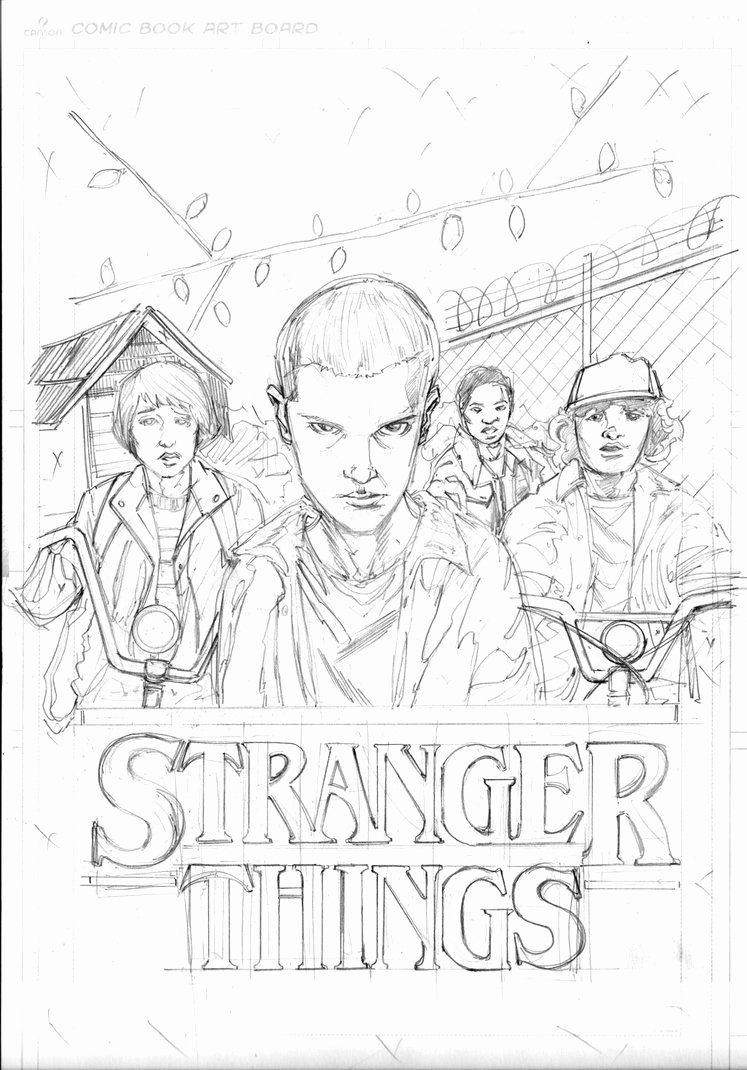 Stranger Things Coloring Book 21