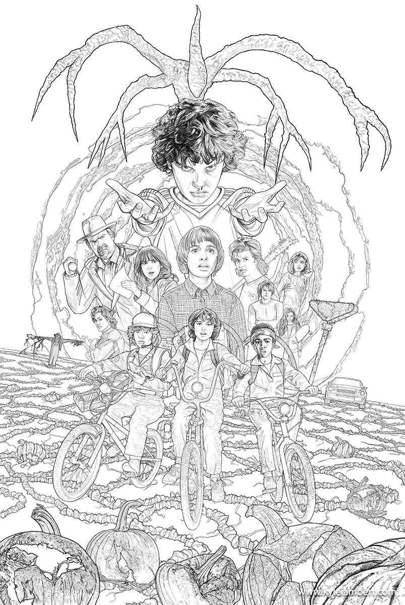 Stranger Things Coloring Book 37