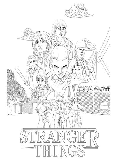 Stranger Things Coloring Book 44