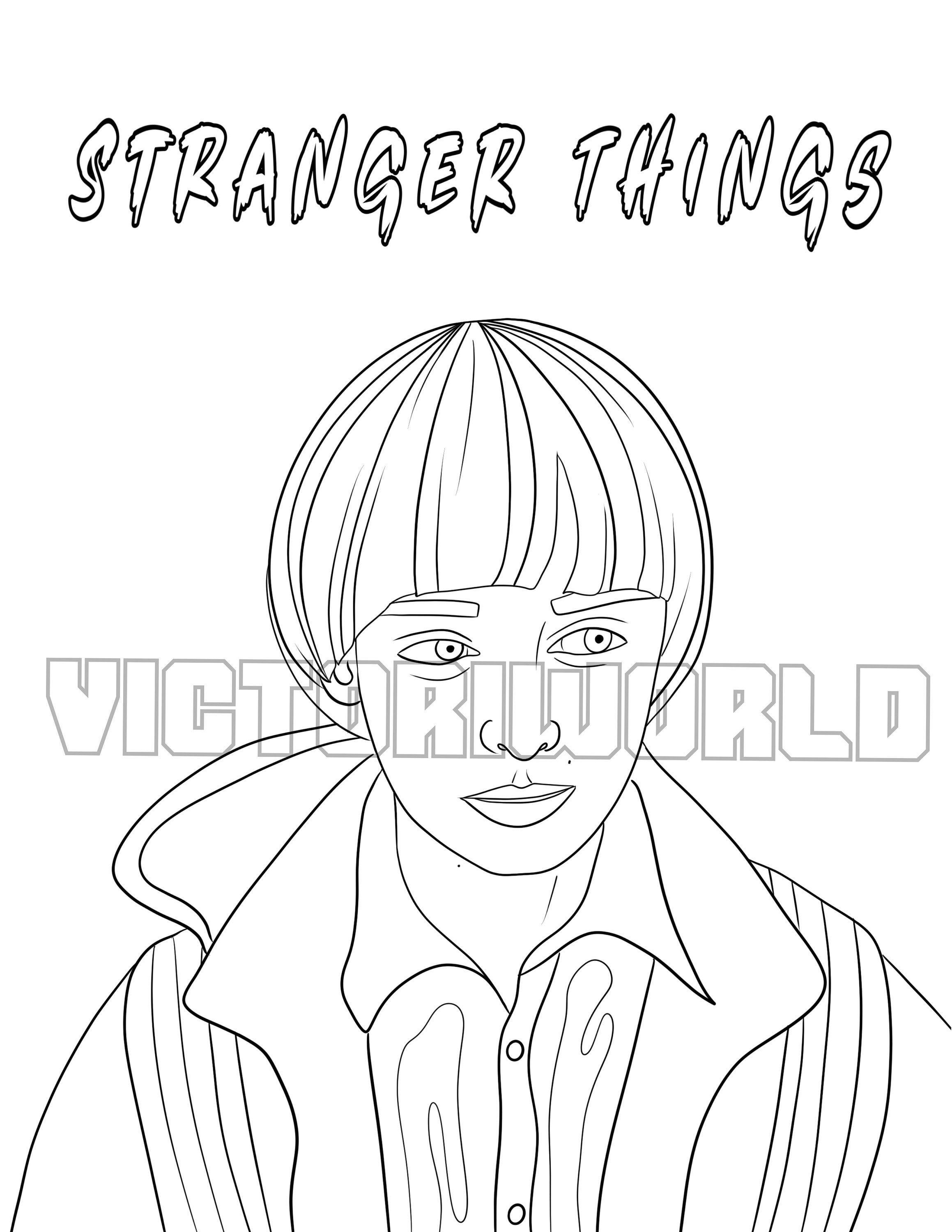 Stranger Things Coloring Book 55