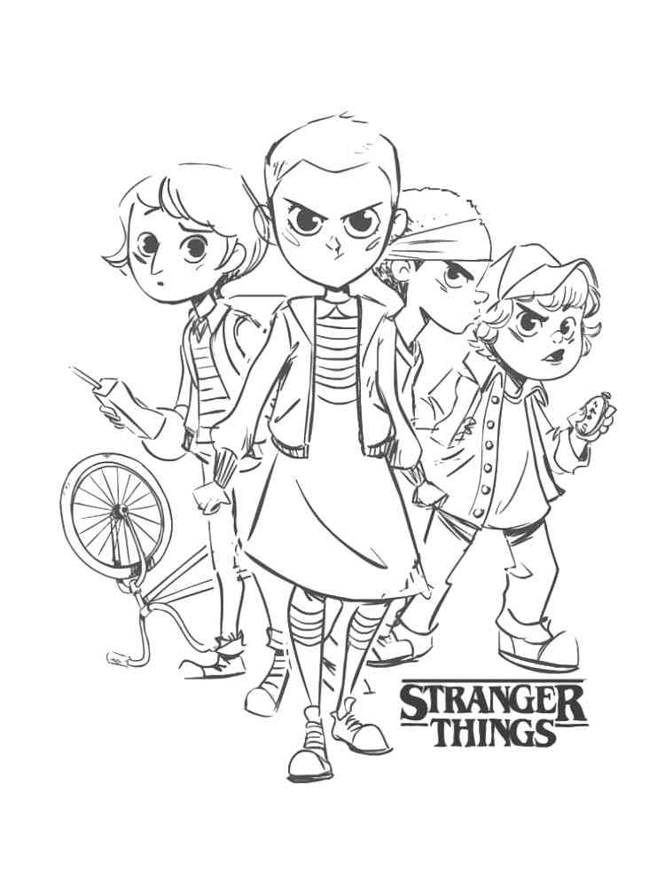 Stranger Things Coloring Book 56