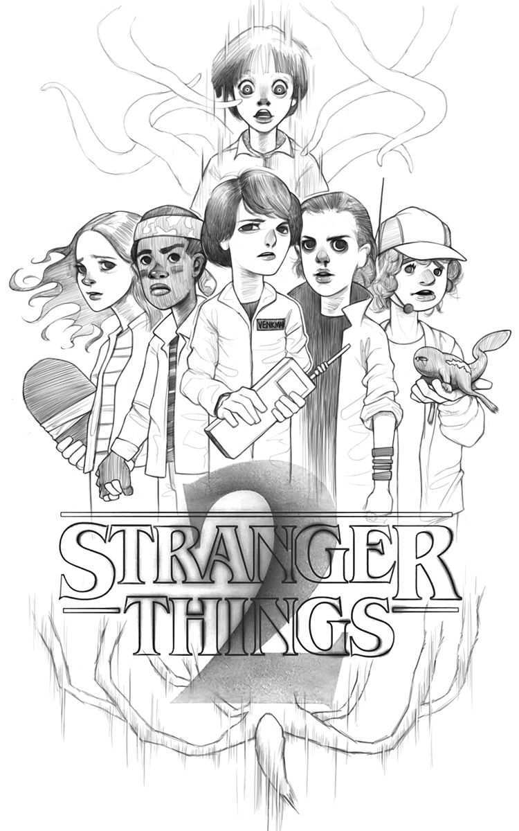 Stranger Things Coloring Book 62