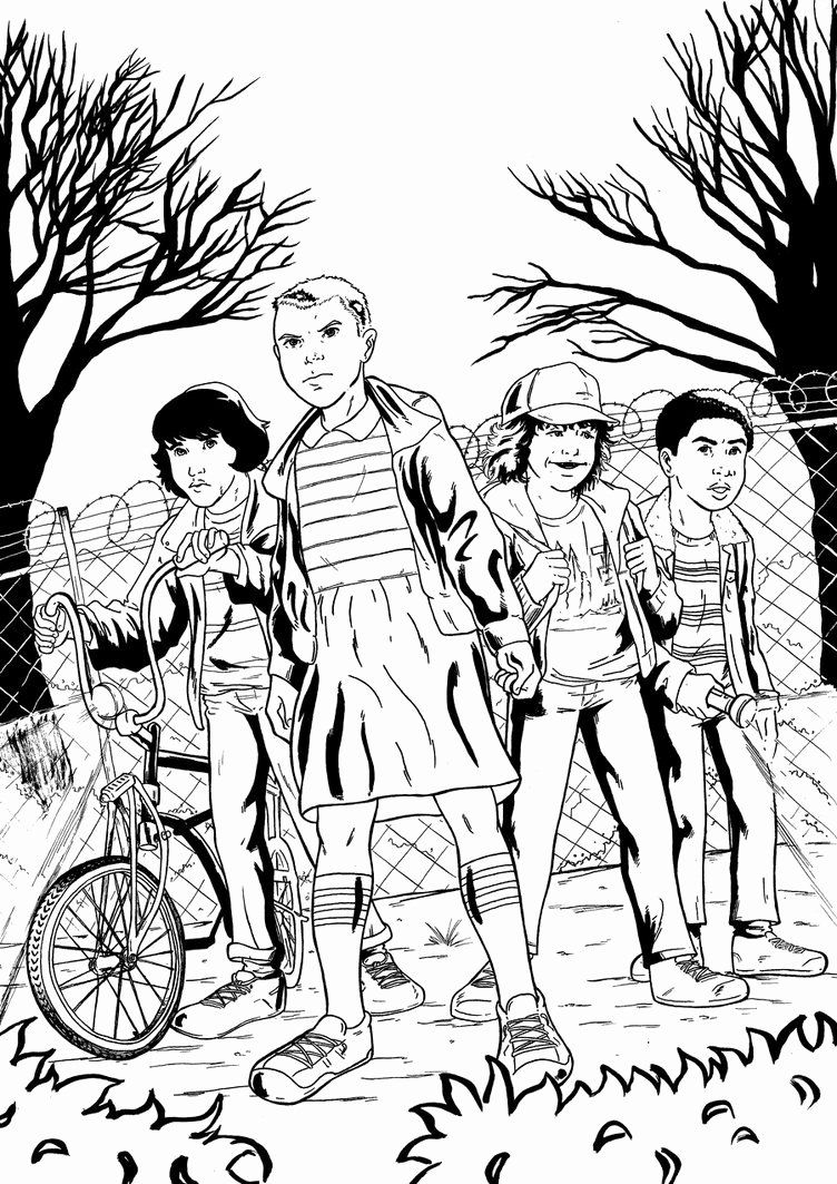 Stranger Things Coloring Book 67