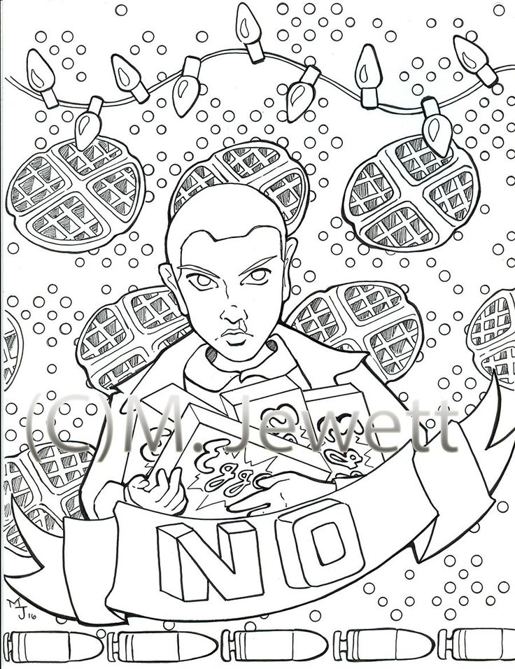 Stranger Things Coloring Book 70