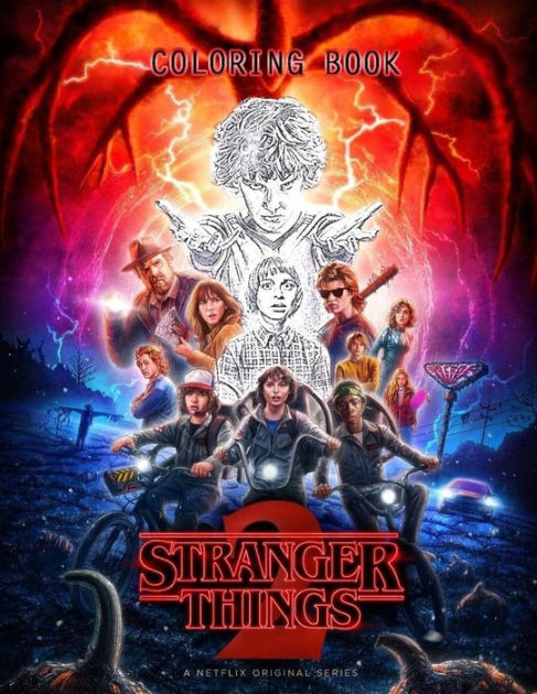 Stranger Things Coloring Book 9