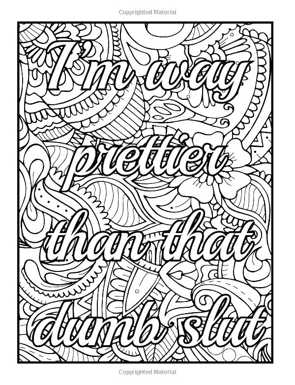 Swear Word Adult Coloring Book Pages 20