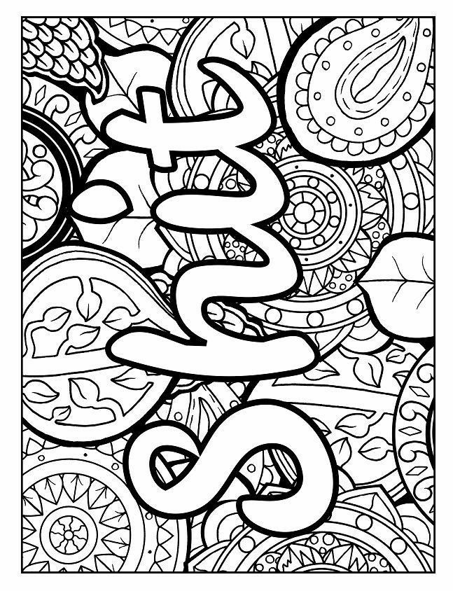 Swear Word Adult Coloring Book Pages 43