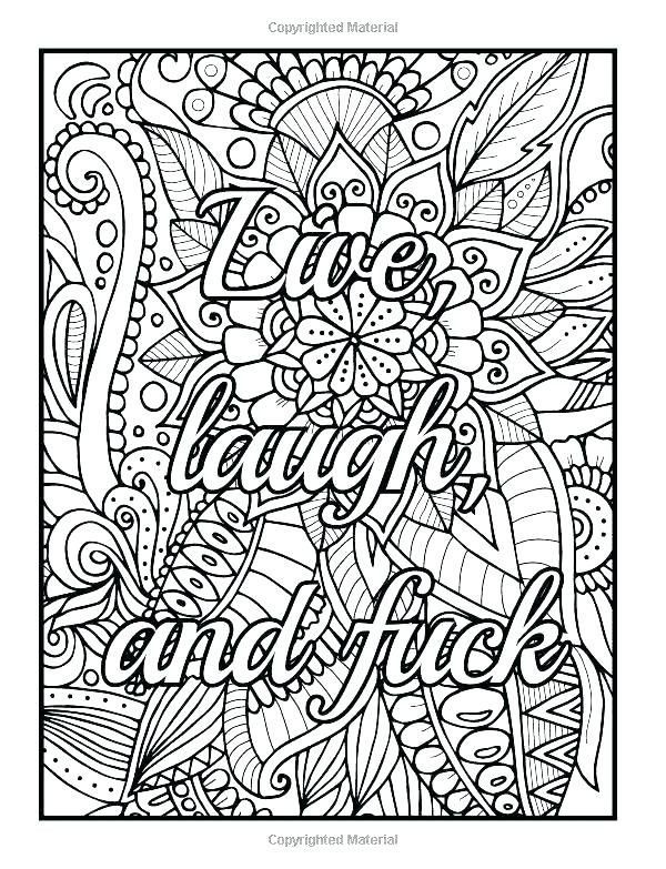 Swear Word Adult Coloring Book Pages 66