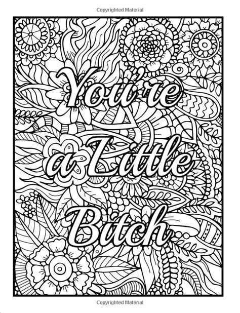 Swear Word Adult Coloring Book Pages 86