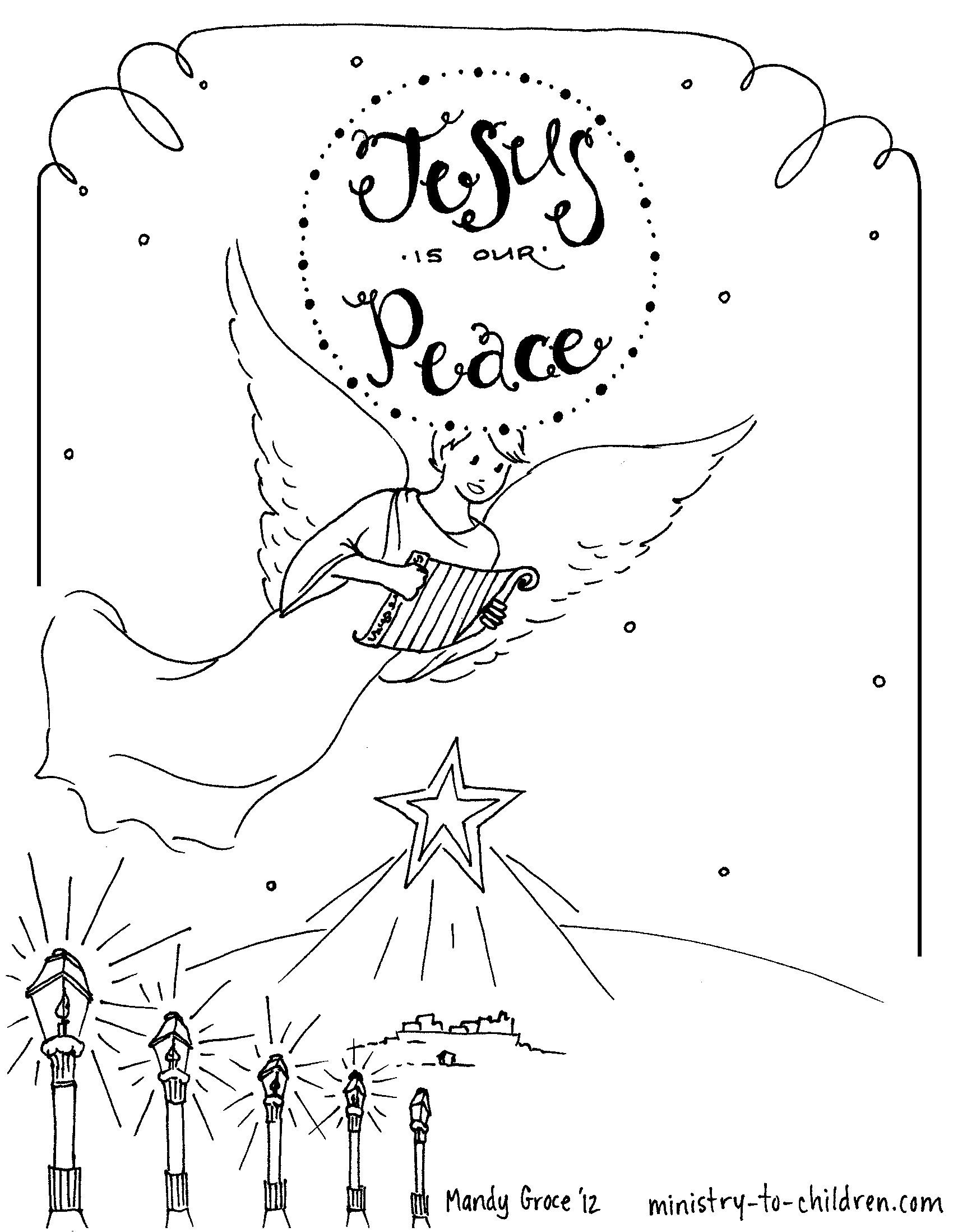 25 Advent Coloring Book 10