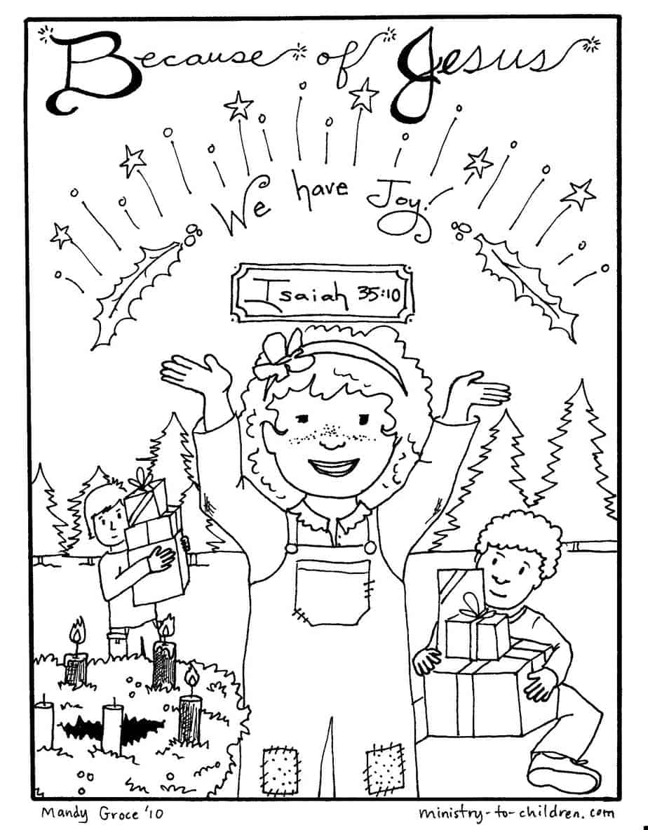 25 Advent Coloring Book 16