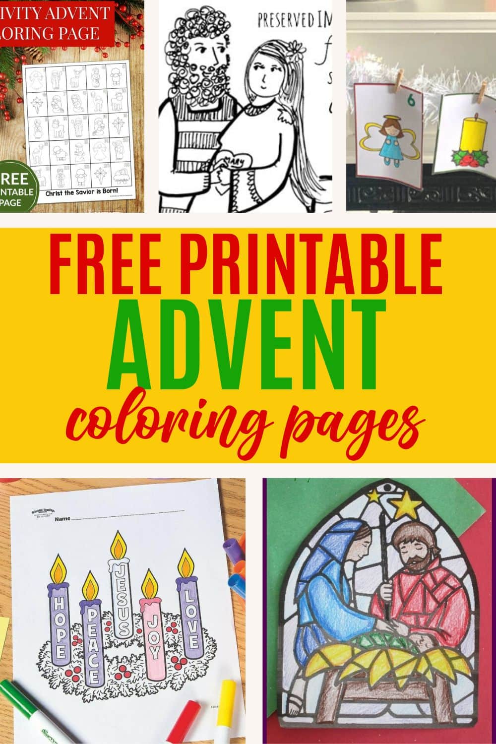 25 Advent Coloring Book 18