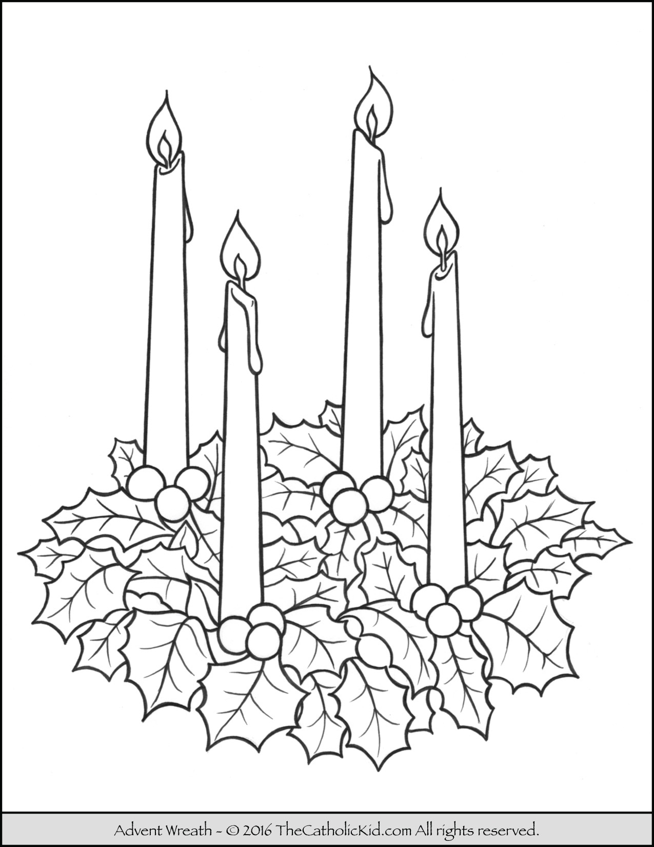 25 Advent Coloring Book 2