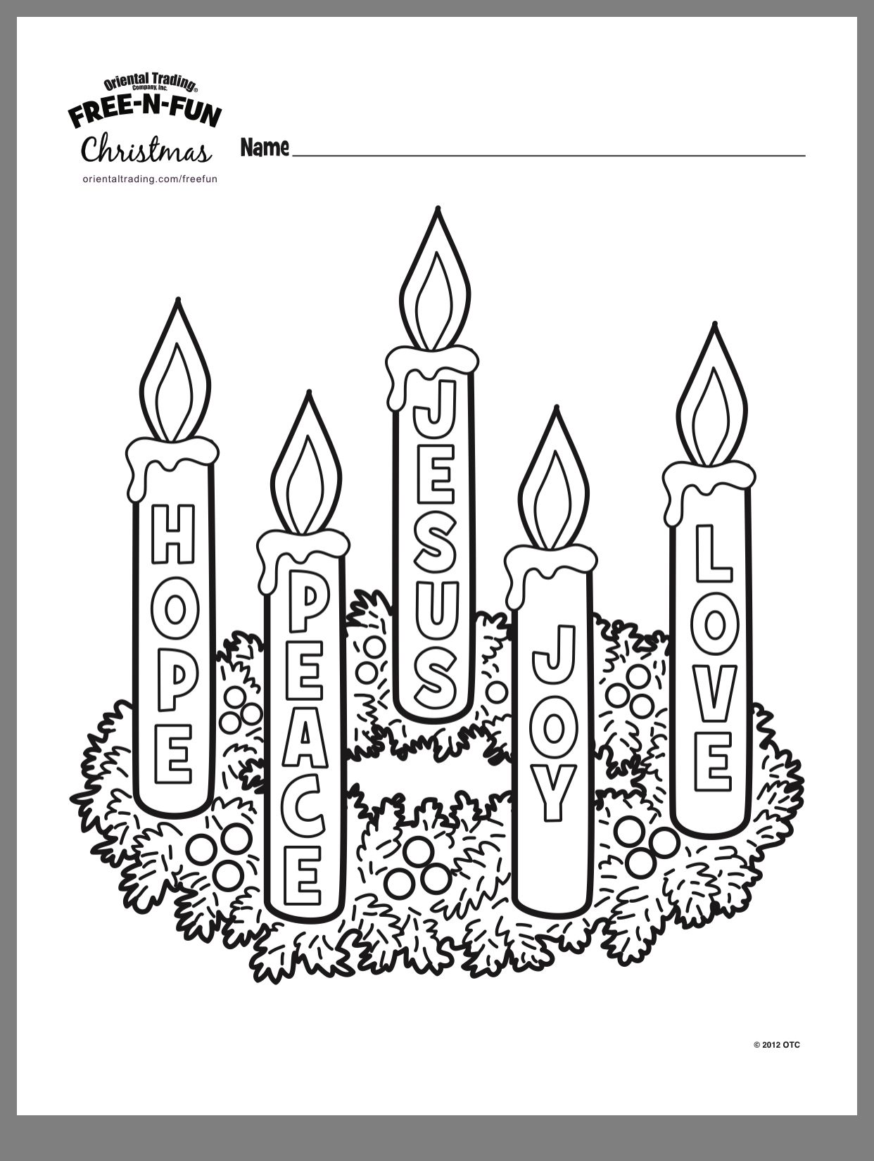 25 Advent Coloring Book 21