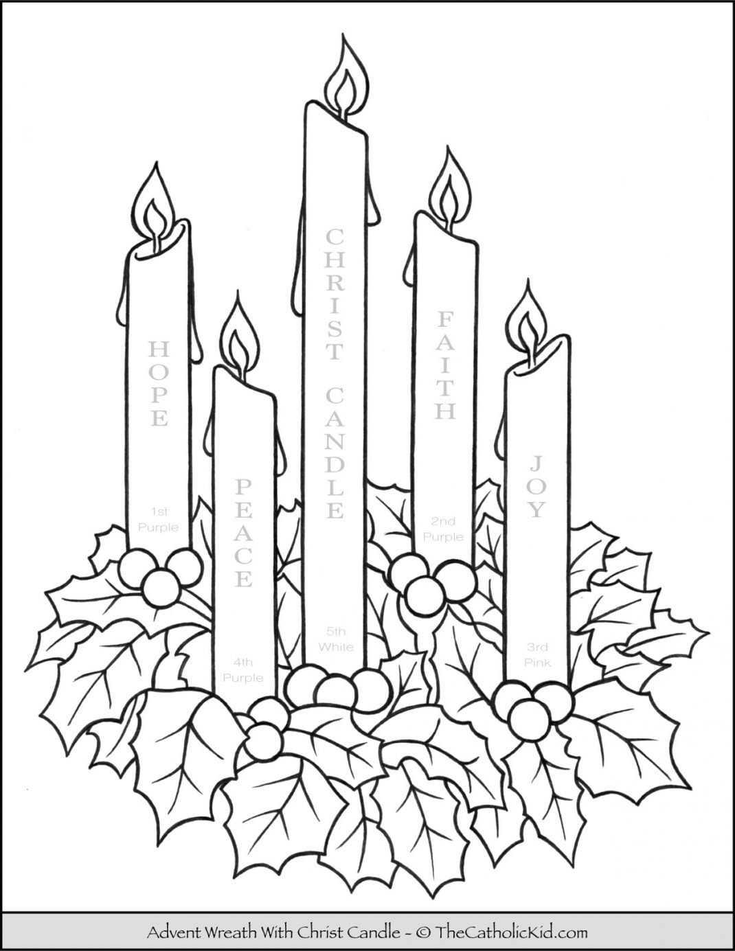 25 Advent Coloring Book 23