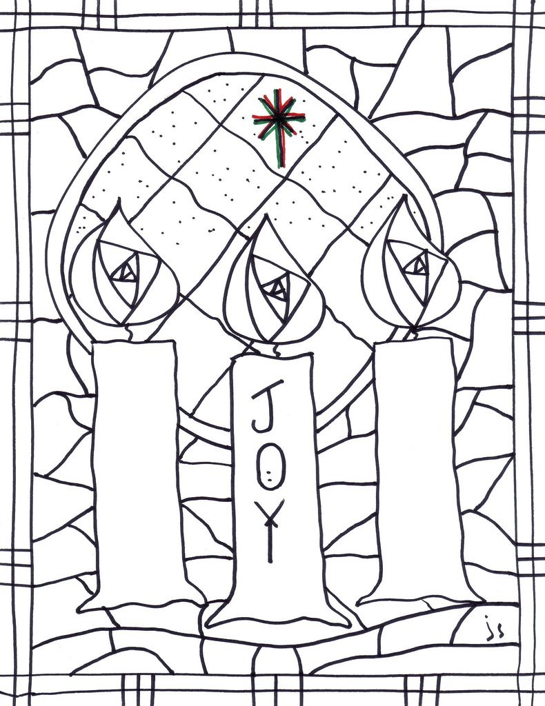 25 Advent Coloring Book 4