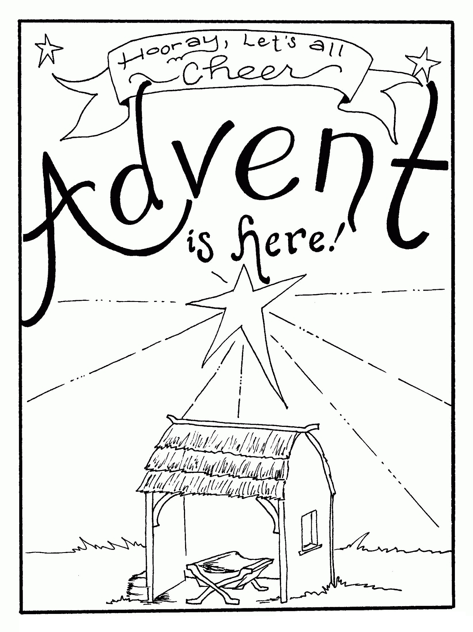 25 Advent Coloring Book 5