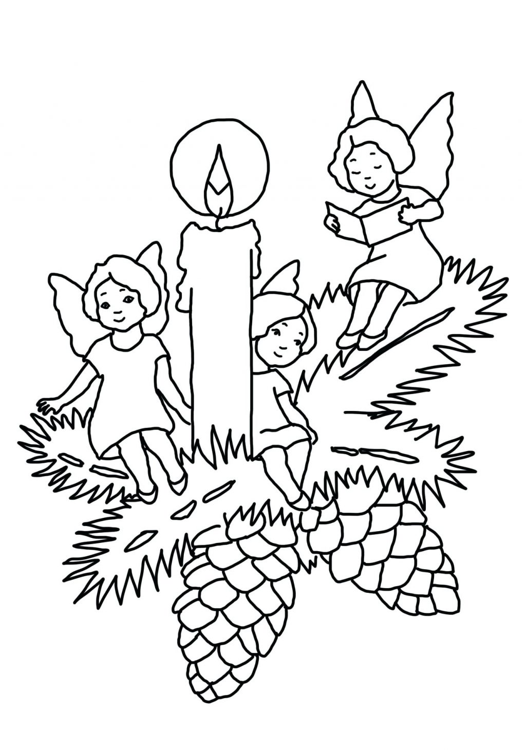 25 Advent Coloring Book 7