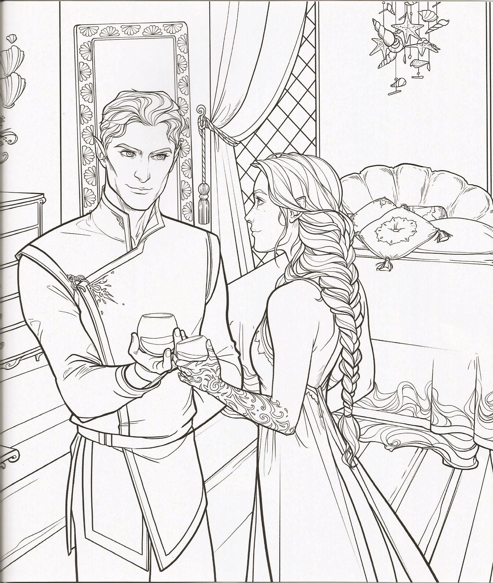 25 Court Of Thorns And Roses Coloring Book 13