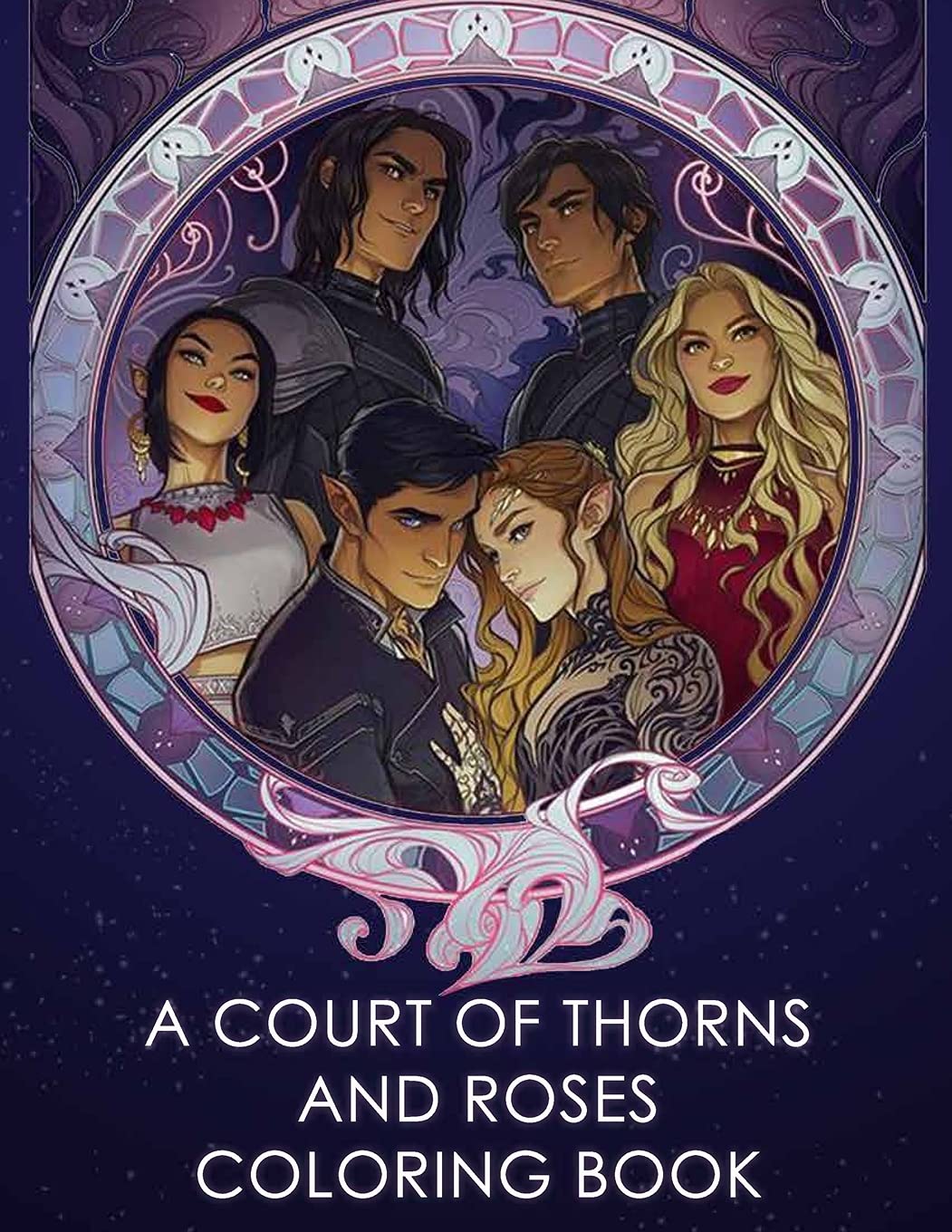 25 Court Of Thorns And Roses Coloring Book 4