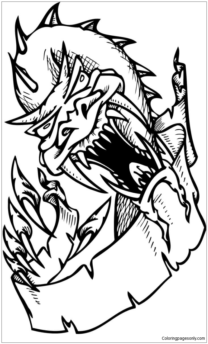 45 Bad Dragon Coloring Book 1