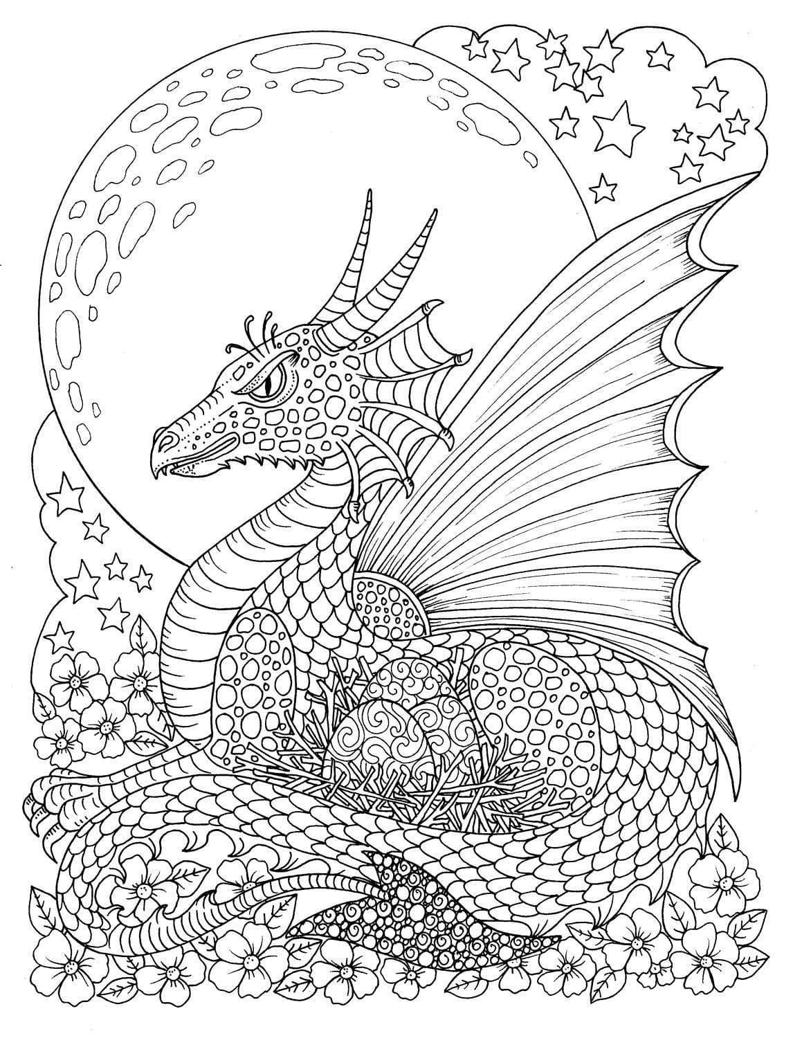 45 Bad Dragon Coloring Book 15