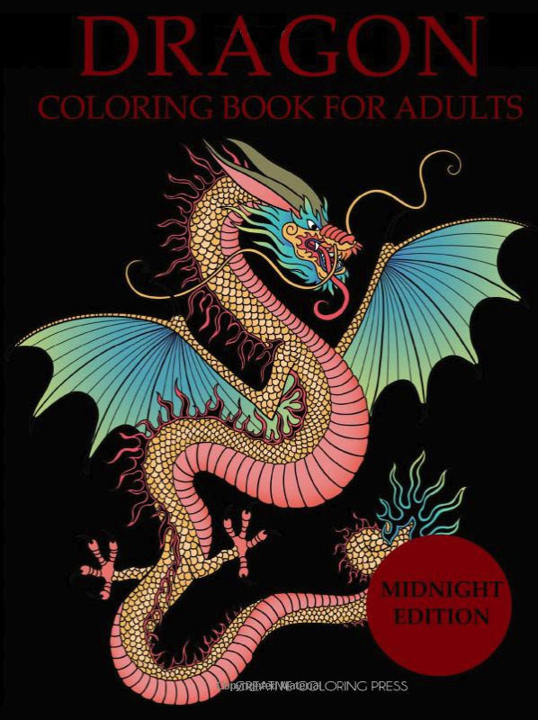 45 Bad Dragon Coloring Book 16