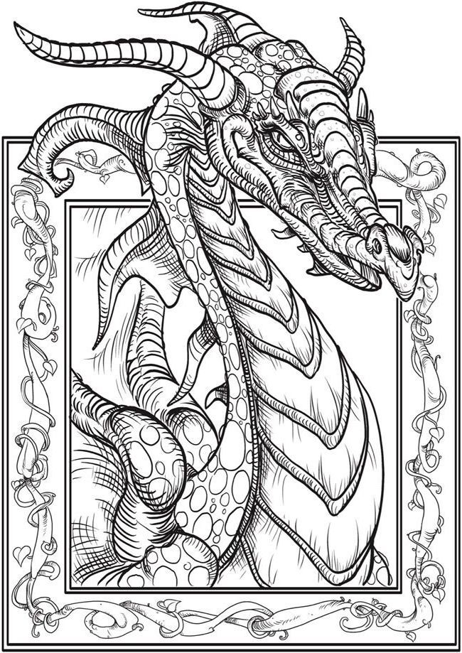 45 Bad Dragon Coloring Book 23